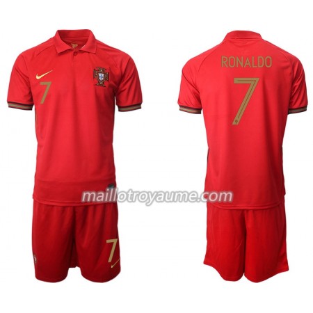 Tenue Enfant Portugal Cristiano Ronaldo 7 Domicile UEFA Euro 2020 (+ Short) Tenue Enfant Portugal Cristiano Ronaldo 7 Domicile UEFA Euro 2020 (+ Short)